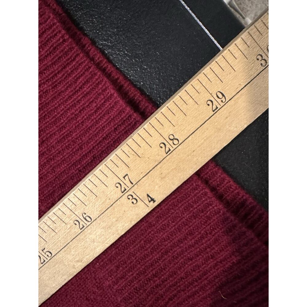 Pendleton Men Large Vintage Woolen Mills Virgin Wool Knit Sweater V-neck V13 - Picture 6 of 9